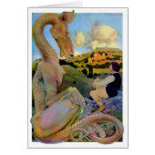 Maxfield Parrish's Conversation with a Dragon (Front)