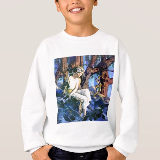 Maxfield Parrish's Fair Princess and the Gnomes Sweatshirt