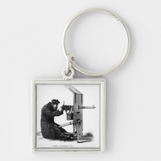 Maxim Automatic Gun Keychain (Front)