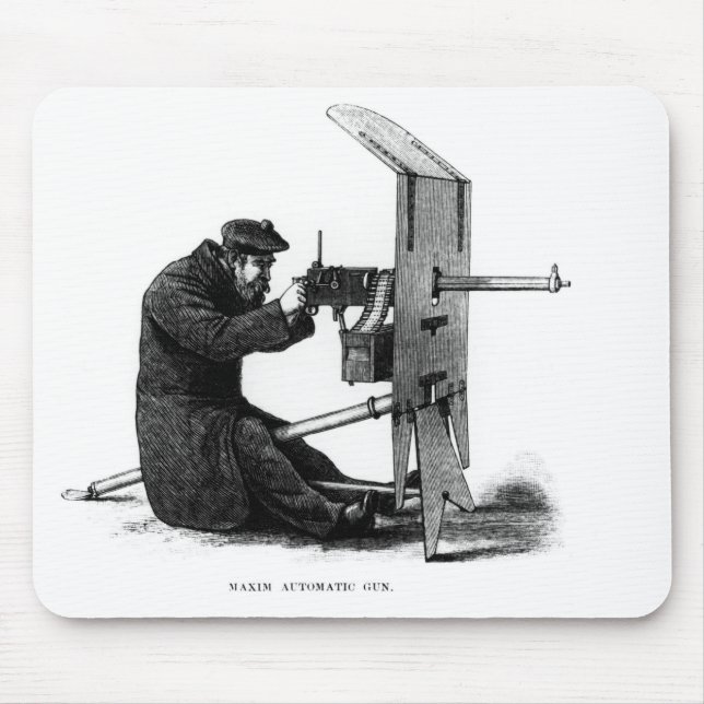 Maxim Automatic Gun Mouse Pad (Front)