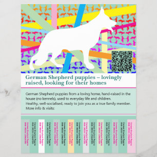 Maximal Shepherd Dog personalized Flyer