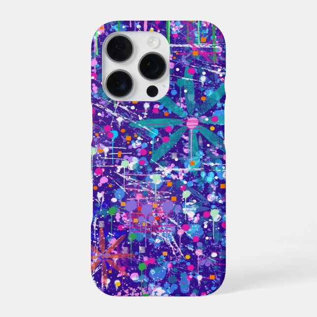 Maximalist Art: Too Much on My Mind iPhone Case (Back)