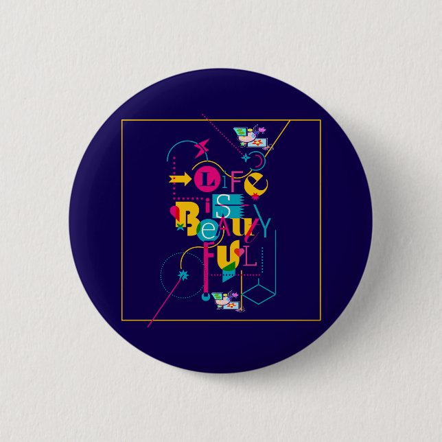 Maximalist Designs for Vibrant Personalities  Button (Front)