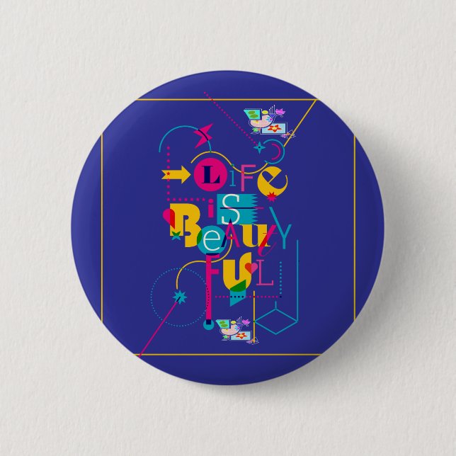 Maximalist Designs for Vibrant Personalities  Button (Front)
