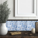 Maximalist French Cottage Blue Floral Ceramic Tile<br><div class="desc">With a romantic double pattern blue floral design these maximalist tiles are reminiscent of French cottages and cozy spaces. A unique addition to kitchen or bathroom backsplashes.</div>