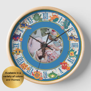 Maximalist Kitchen Decor Hippy Photo ANY EVENT Clock