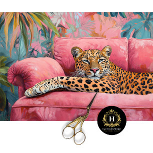 Maximalist Leopard Furniture Decoupage Tissue Paper