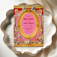 Maximalist Marie Antoinette Rococo Bridal Shower