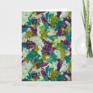 Maximalist Paint Splatters Card