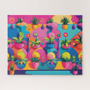 Maximalist Potted Plants Jigsaw Puzzle