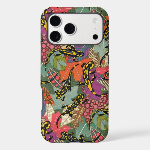 maximalist salamander forest iPhone 17 pro max case