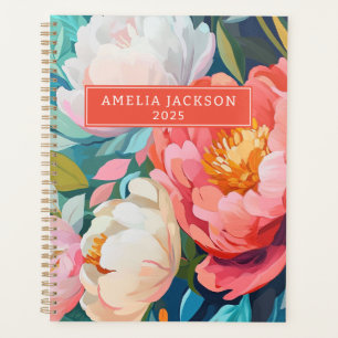 Maximalist Vibrant Floral Bold and colorful 2025 Planner
