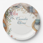 Maximalist Wedding Vintage Floral Decor Paper Plates