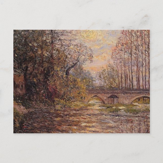 Maxime Maufra- Sunset on the Loire Postcard (Front)