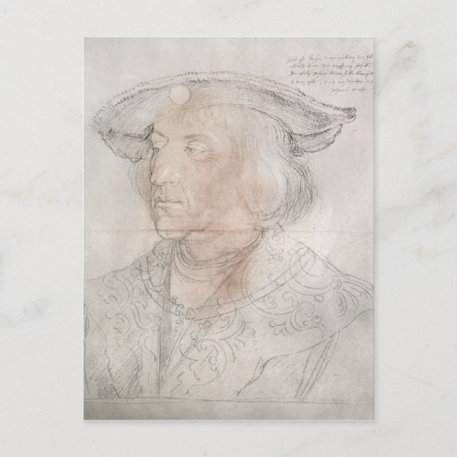 Maximilian I, Emperor of Germany , 1518-19 Postcard (Front)