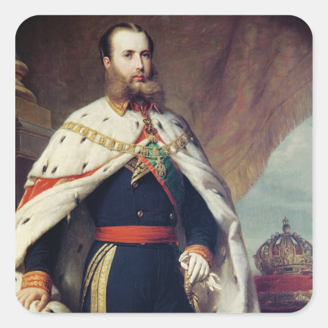 Maximilian of Hapsburg-Lorraine Square Sticker (Front)