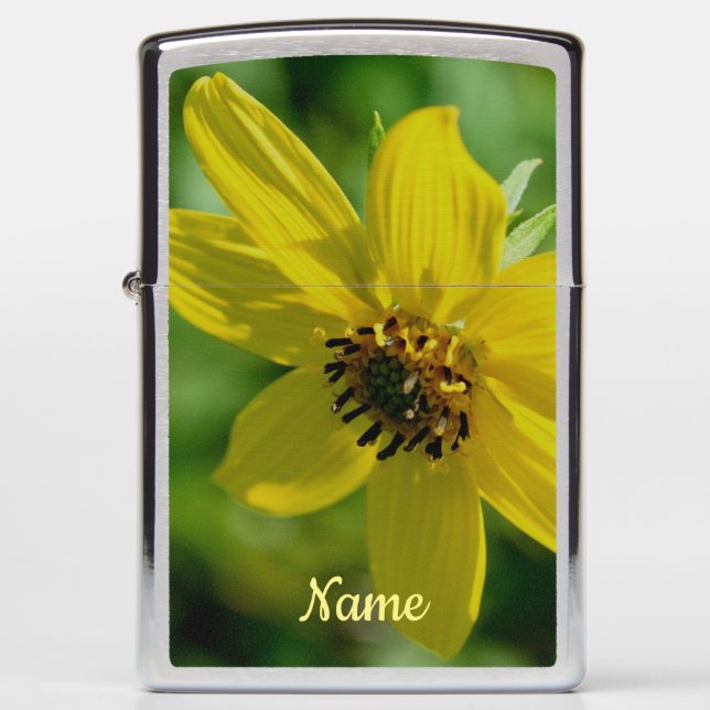 Maximilian Sunflower Personalized Zippo Lighter (Front)