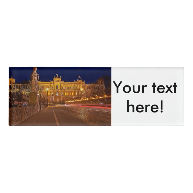 Maximilianeum Munich Name Tag (Front)