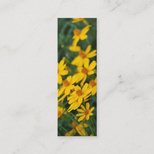 Maximilians Sunflower Bookmark Mini Business Card