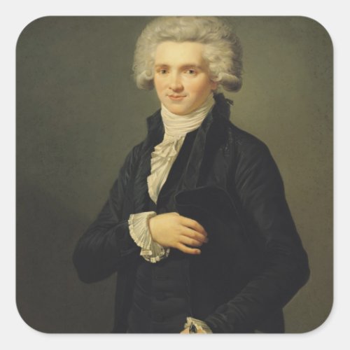 Maximilien de Robespierre  1791 Square Sticker