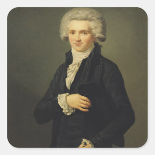 Maximilien de Robespierre 1791 Square Sticker