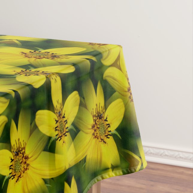 Maximillian Sunflower Abstract            Tablecloth (In Situ)