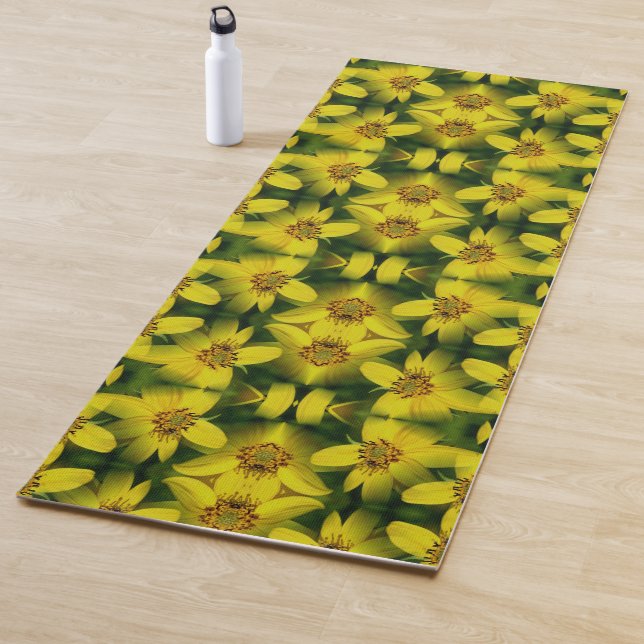 Maximillian Sunflower Abstract          Yoga Mat (In Situ)