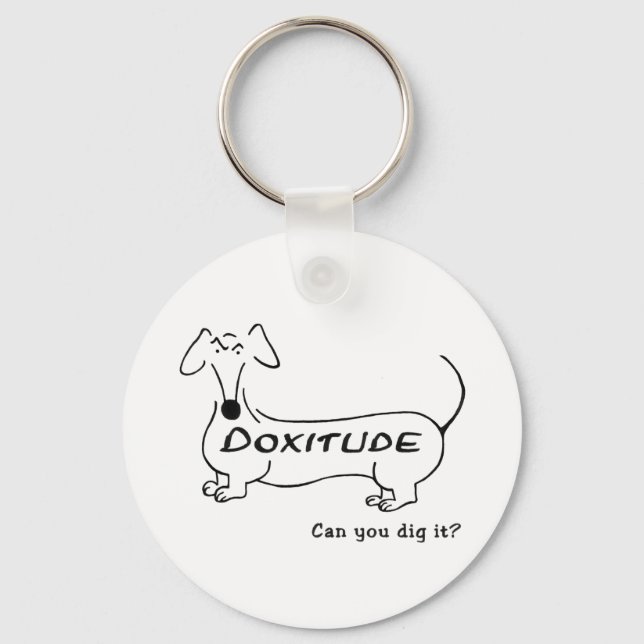 Maximum Doxitude Keychain (Front)
