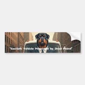 Maximus Bumper Drool Patrol Sticker