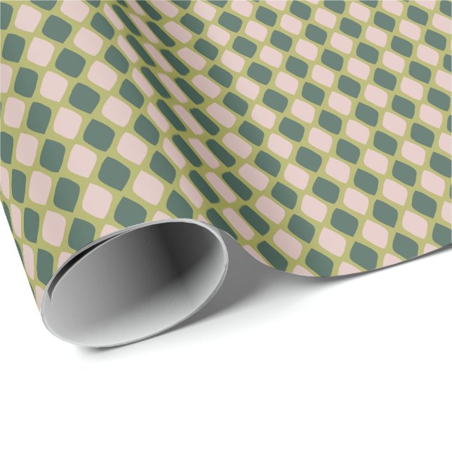 Maxine Diamonds Muted Summer Wrapping Paper (Roll Corner)