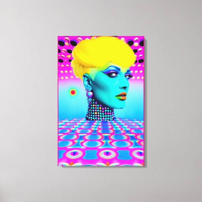 Maxine Headroom Canvas Print (Front)