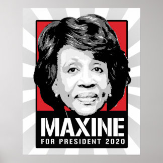 Maxine Waters for President 2020 - Poster