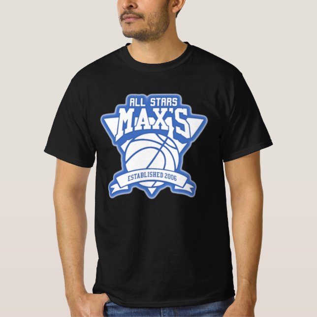 Max's All Stars Logo T-Shirt (black) (Front)