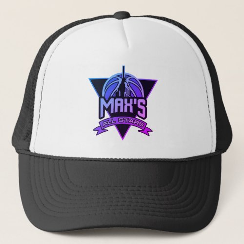 Maxs All Stars New Logo Gradient Trucker Hat