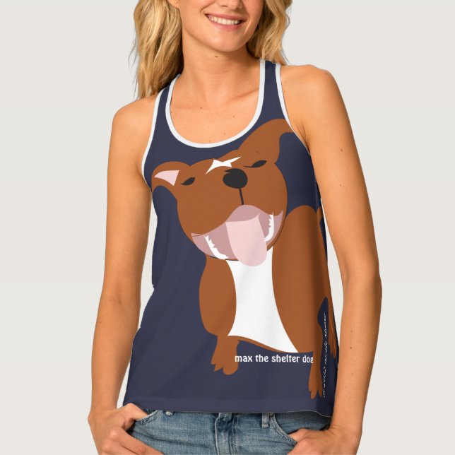 Max's Big and Bold Women's All-Over Print Tank Top (Front)