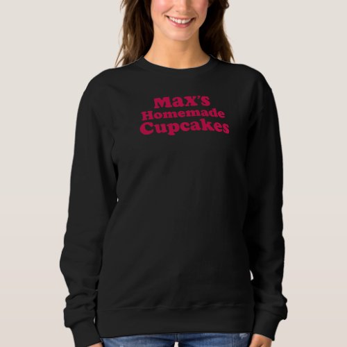 Maxs Homemade Cupcakes In Fuchsia Sweatshirt