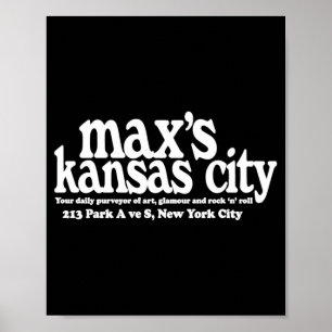 Maxs Kansas City Nyc Poster