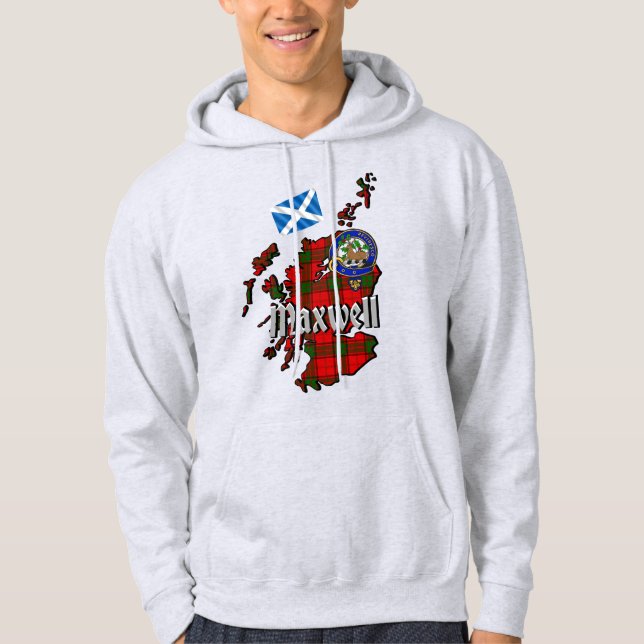 Maxwell Clan Badge Adult Hoodie (Front)
