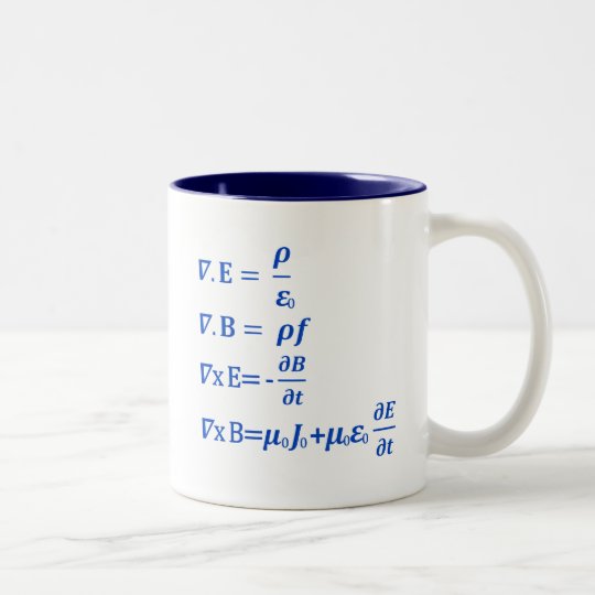 Maxwell Equation Two-Tone Coffee Mug