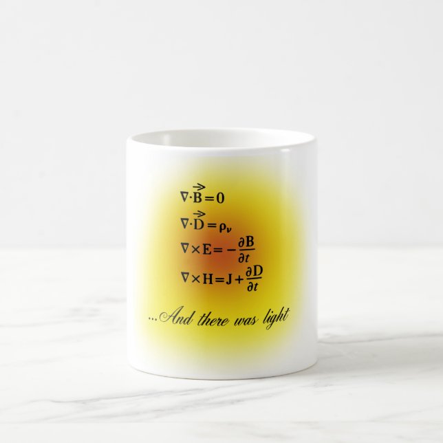 Maxwell Equations Coffee Mug (Center)