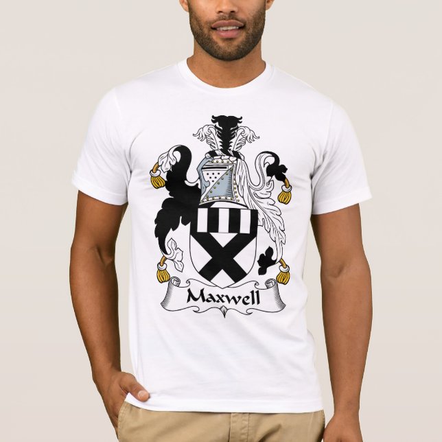 Maxwell Family Crest T-Shirt (Front)