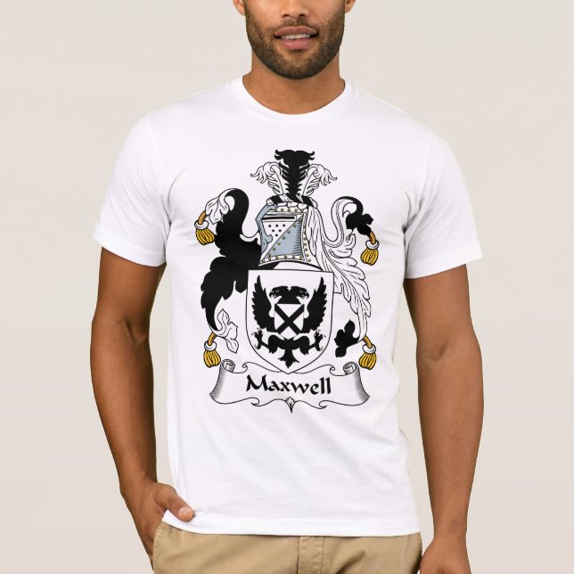 Maxwell Family Crest T-Shirt (Front)
