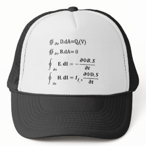 maxwell integral equation trucker hat