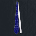maxwell maths physics equation neck tie<br><div class="desc">maxwell equations of electricity and light in white on blue.</div>