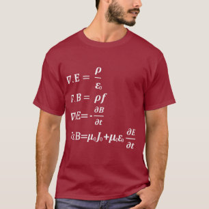 maxwell maths physics equation T-Shirt