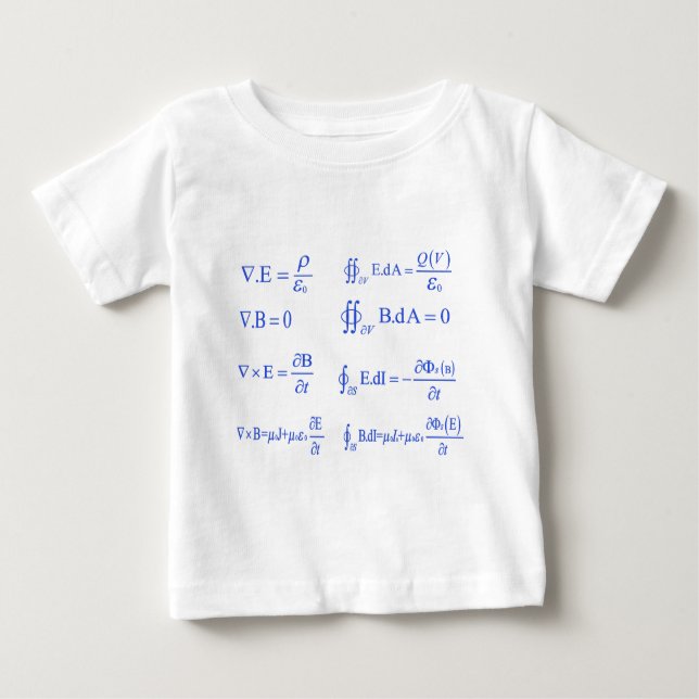 maxwell physics equation baby T-Shirt (Front)