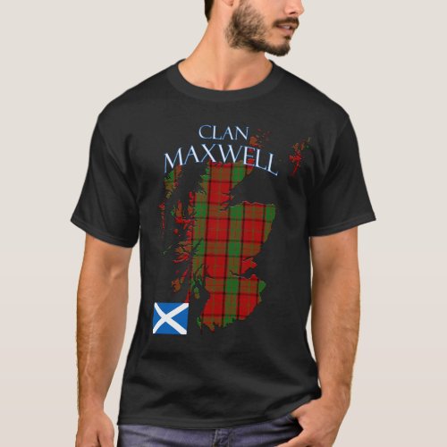 Maxwell Scottish Clan Tartan Scotland T_Shirt