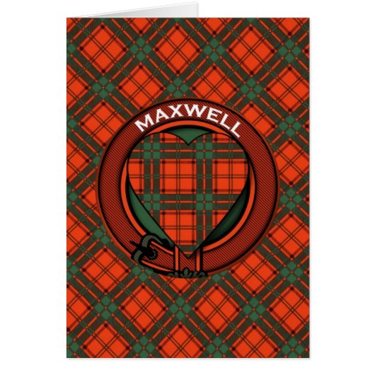 Maxwell Scottish Tartan Cards (Front)