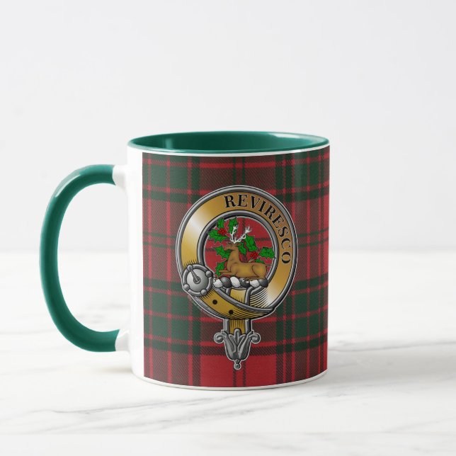 Maxwell Tartan & Badge Mug (Left)