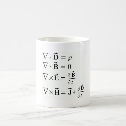 Maxwells Equations Coffee Mug